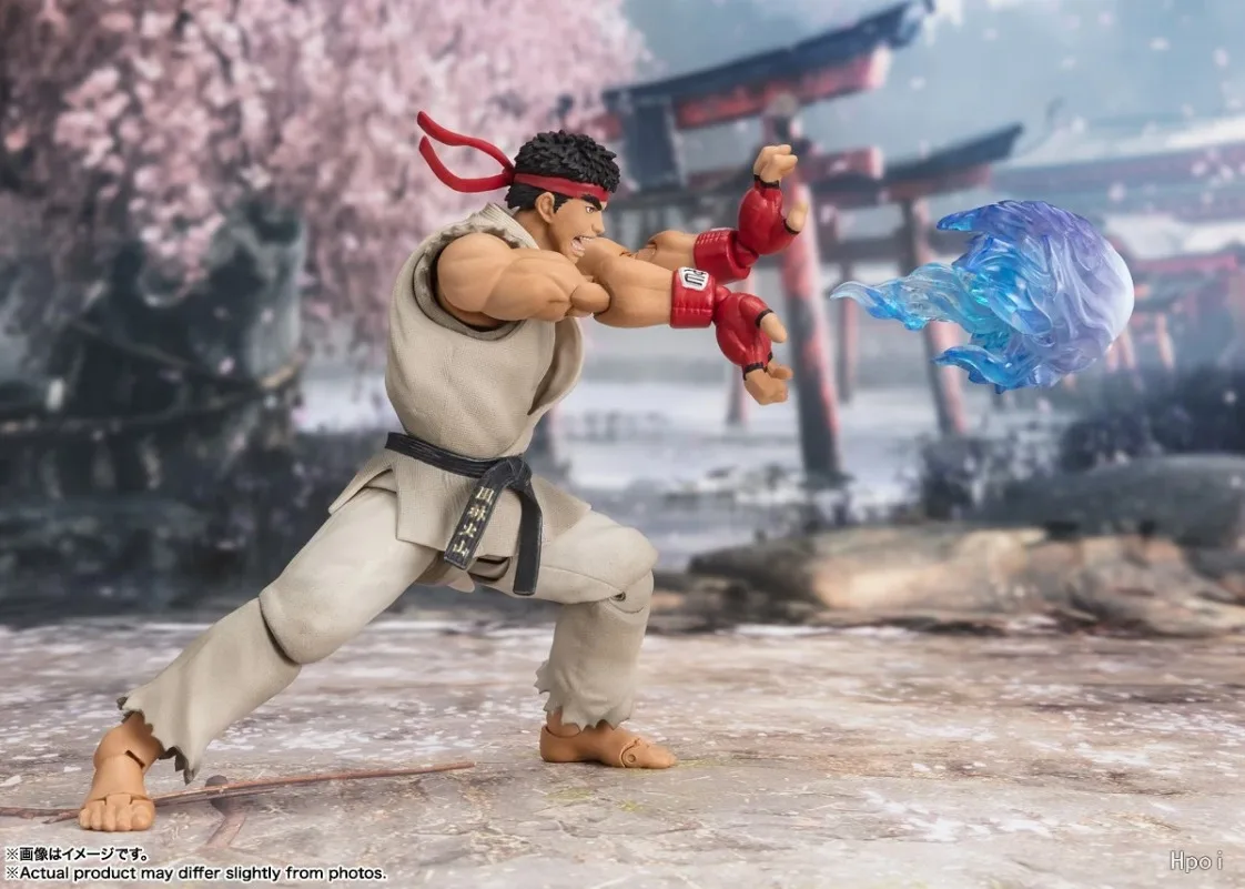 Фото Фигурки Bandai S.H.Figuarts Чун Ли, Гайл, Рю из серии Street Fighter, аниме-модели, подарки, коллекционные модели, игрушки для демонстрации. №4