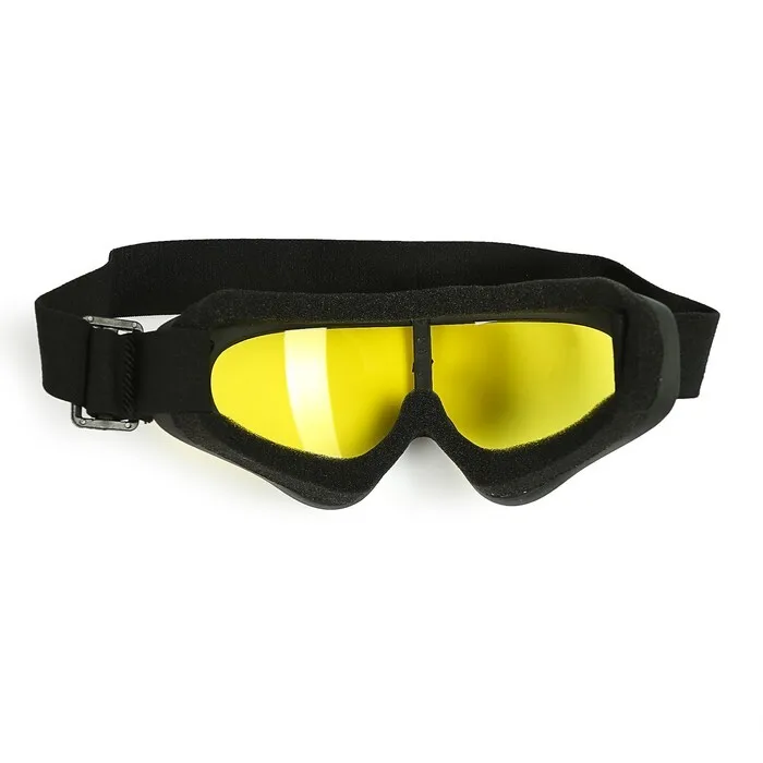 Очки для езды на мототехнике стекло желтое цвет черный |