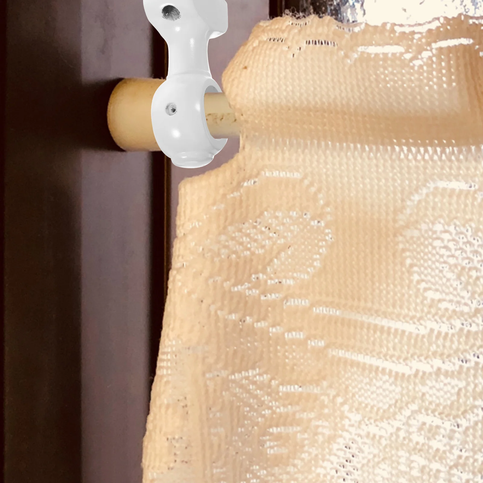 2 шт. кронштейн для карнизов стержни штор крючки венецианской стены деревянные