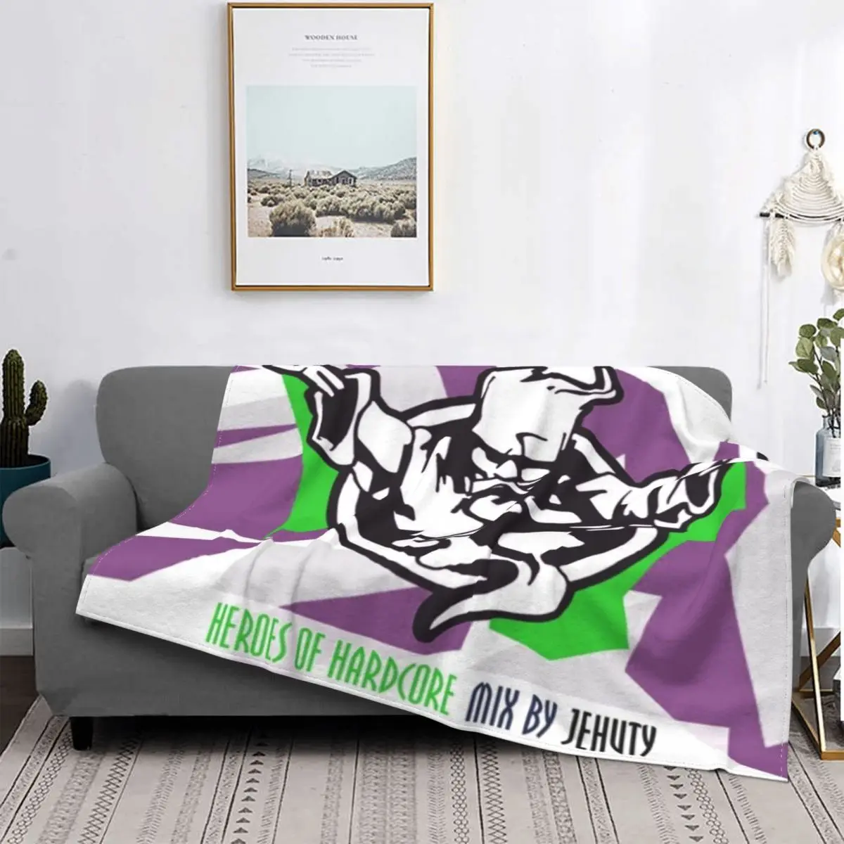 

Thunderdome-Manta a cuadros para cama, cótor cómodo de Yoga y colchonetas, colcha de 180x200, 2256
