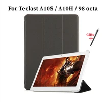 for teclast a10s case high quality stand pu leather case for teclast a10s a10h 98 octa core upgraded version mtk6753 4g gifts