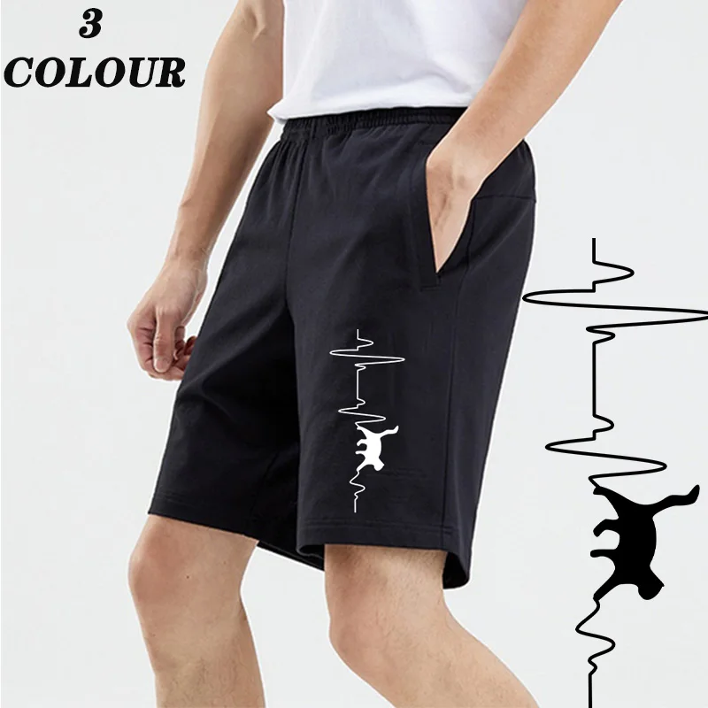 

Шорты мужские пляжные с принтом «ЭКГ», 3 цвета