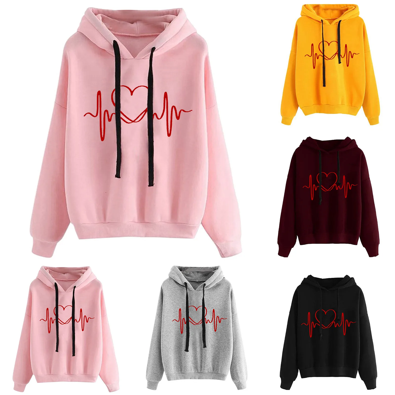 

Женские Длинные свитшоты и толстовки с принтом, простые пуловеры