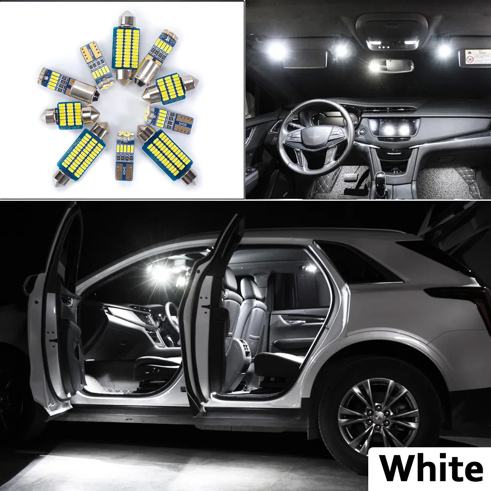 

Светодиодные Лампы Для Салона И Багажника Nissan Qashqai J10 J11 J12 (2007-2024), Белые/голубые, Без Ошибок Canbus