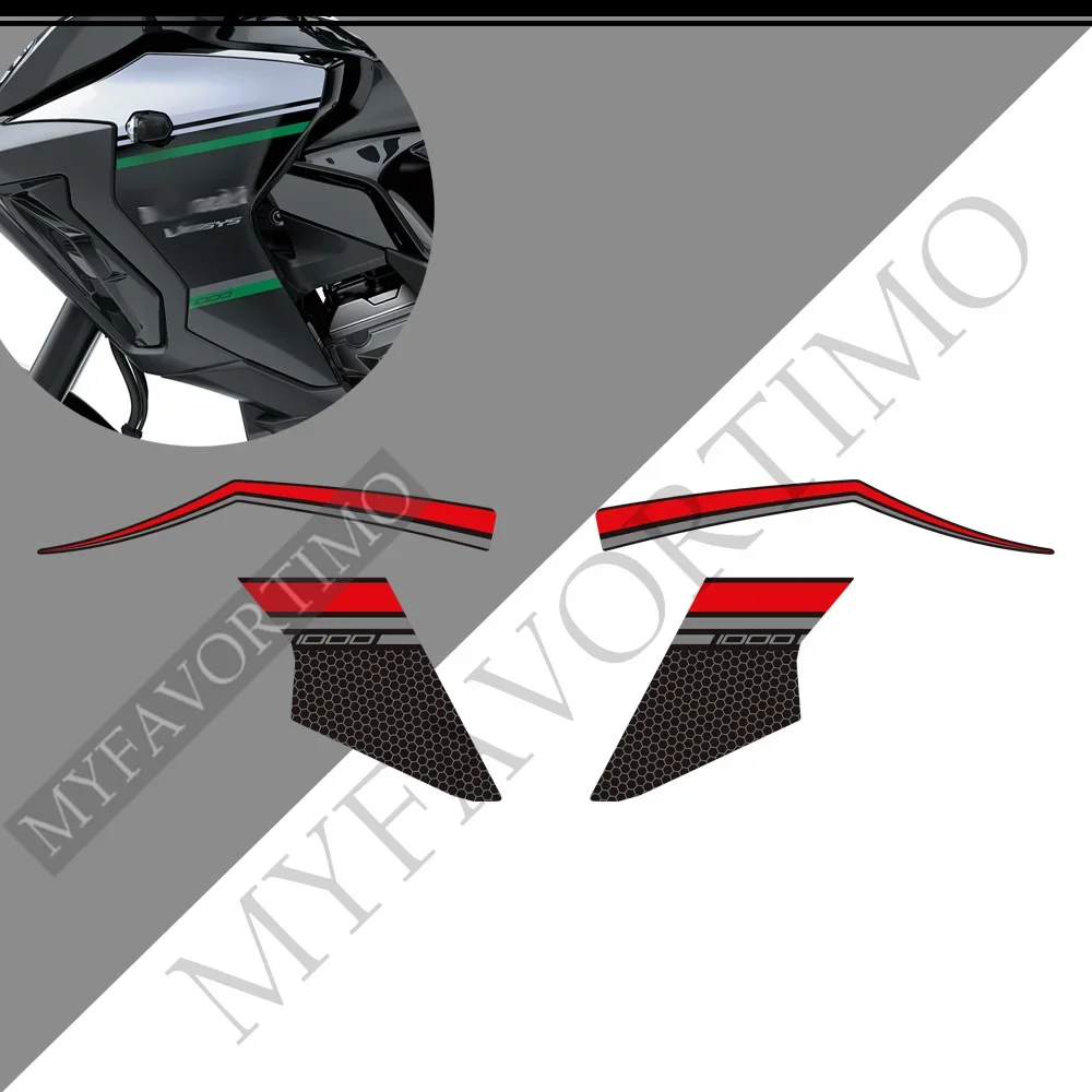 Для Kawasaki VERSYS 1000 SE LT наклейки для мотоцикла газа мазута комплекта защита колена