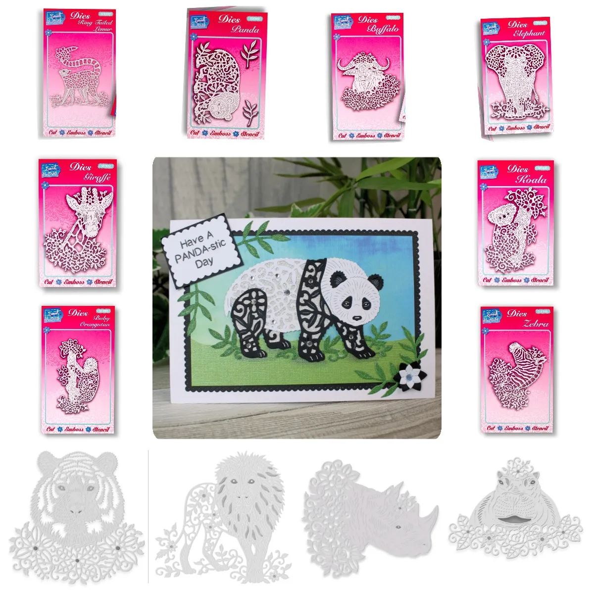 

Exquisite Terrestrial fauna series metal cutting die For Diy Scrapbook/photo Album Decor Embossed Paper Cards 2023 New