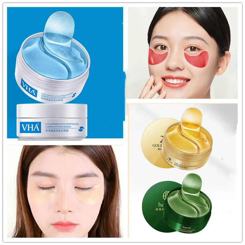 

Collagen Eye Mask Eye Patch Skin Care Moisturizing Hyaluronic Acid Gel RetinolL VC Anti Aging Remove Dark Circle Bag Eye Mask