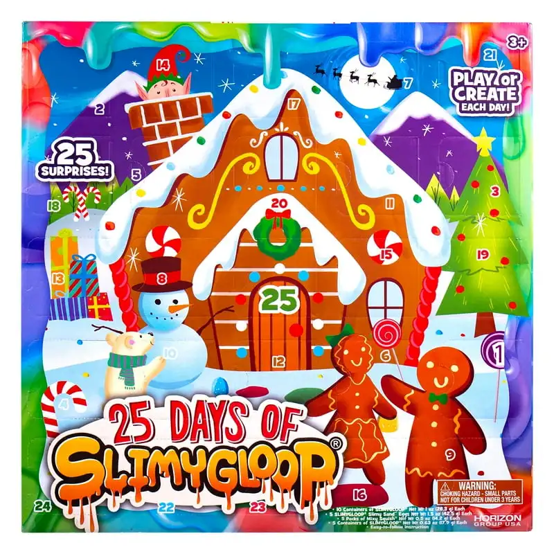 

Days of , Sensory Advent Calendar, Reveal 25 Christmas-Themed Compounds & Kit Block calendar
