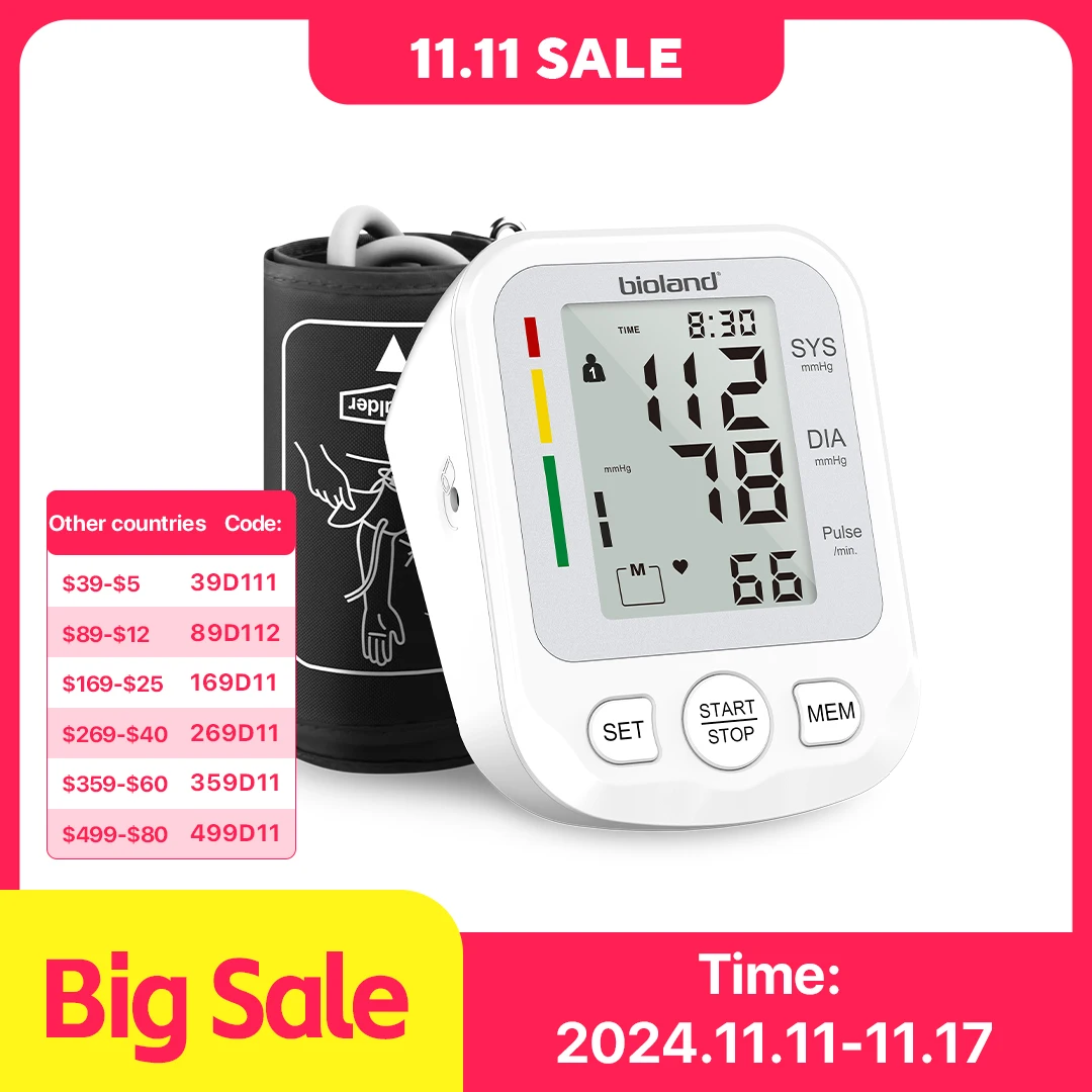 Bioland Монитор артериального давления 2005 Тензиометр на плечо Автоматическое