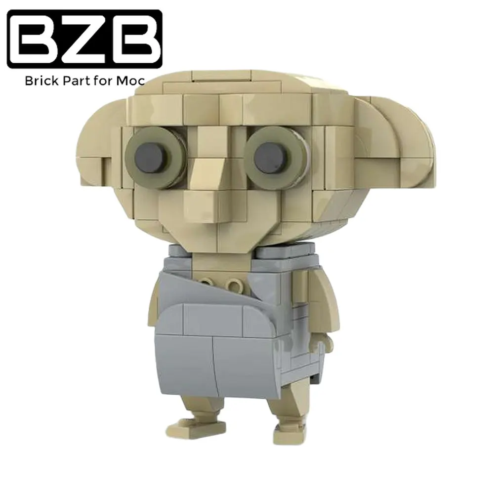 

BZB MOC 62101 THE Wizard's Slave Building Block Magical Creature House Elf Model Kids Toys Boys Brick Kids birthday Best Gifts