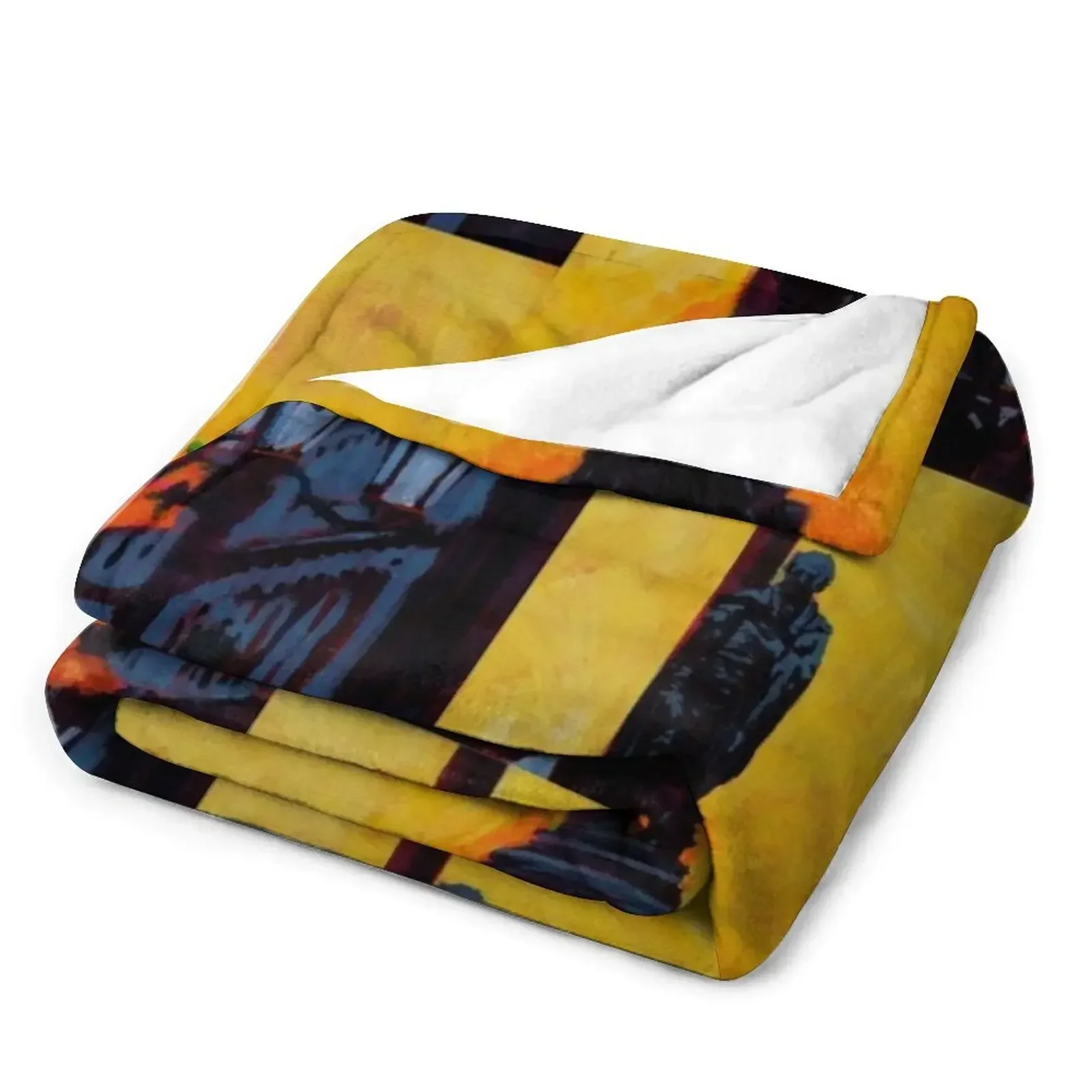 O&ampaposConnell Lamps (Dublin Ireland) Throw Blanket Thin blankets ands Flannels manga Blankets