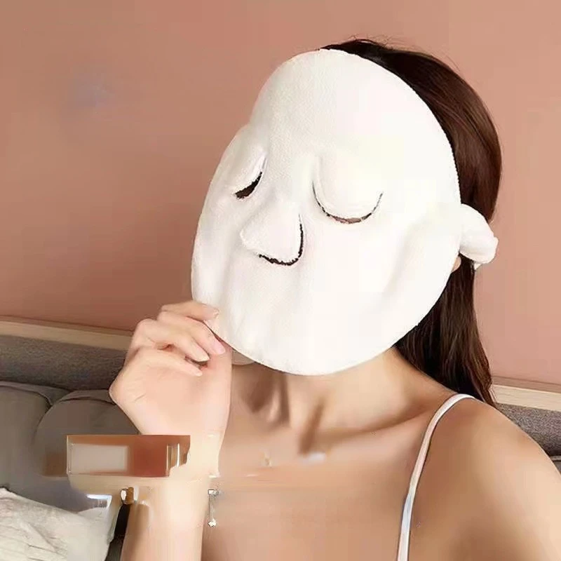 5 шт. Горячая компрессионная маска для лица, маска для лица, маска с подогревом пара, Коралловый корсет, специальное полотенце, холодная горя...