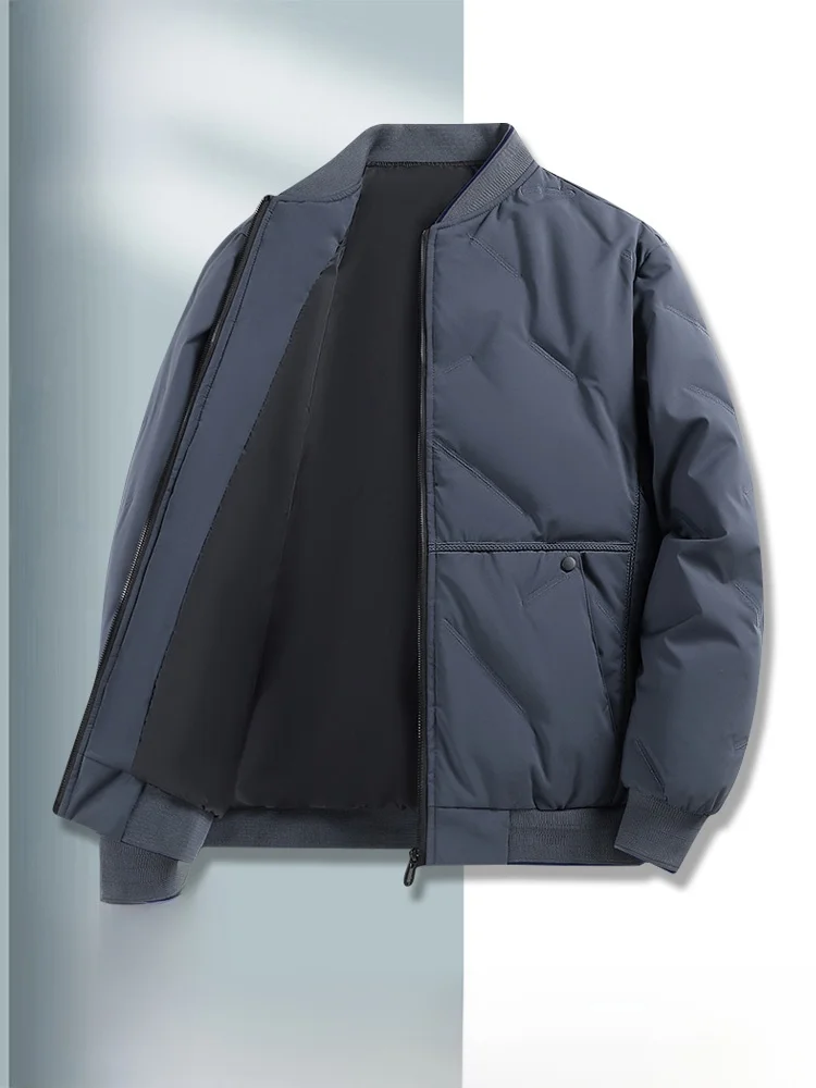 Woodpecker новинка 2024 зимний пуховик мужская свободная короткая повседневная куртка