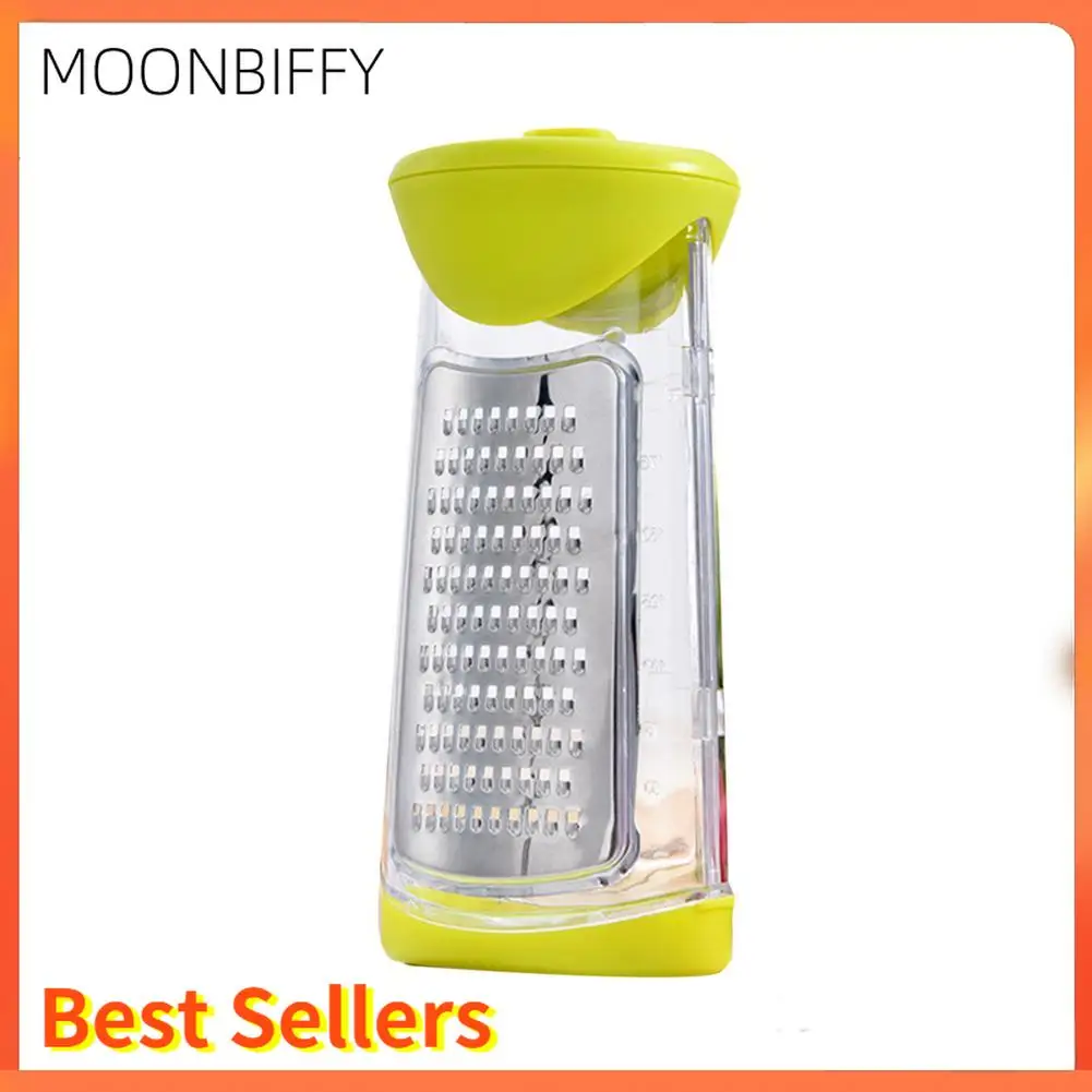 

Manual Metered Garlic Grinder Mini Kitchen Grinder Multifunctional Ginger Garlic Grinder Kitchen Tool with Gradient Spice Bottle