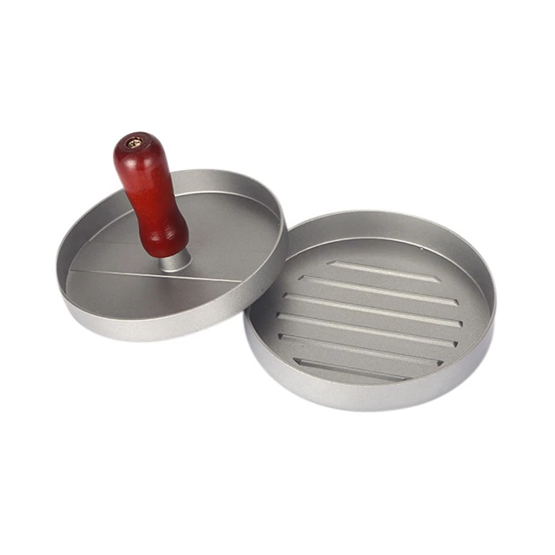 

AT14 Kitchen Hamburger Meat Tool Burger Mold Round Shape Hamburger Beef Meat Burger Press Patty Maker Mold Biscuits Tools