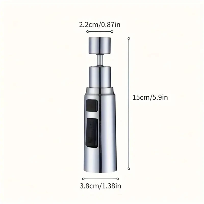 Универсальный металлический вращающийся смеситель для кухонной мойки: