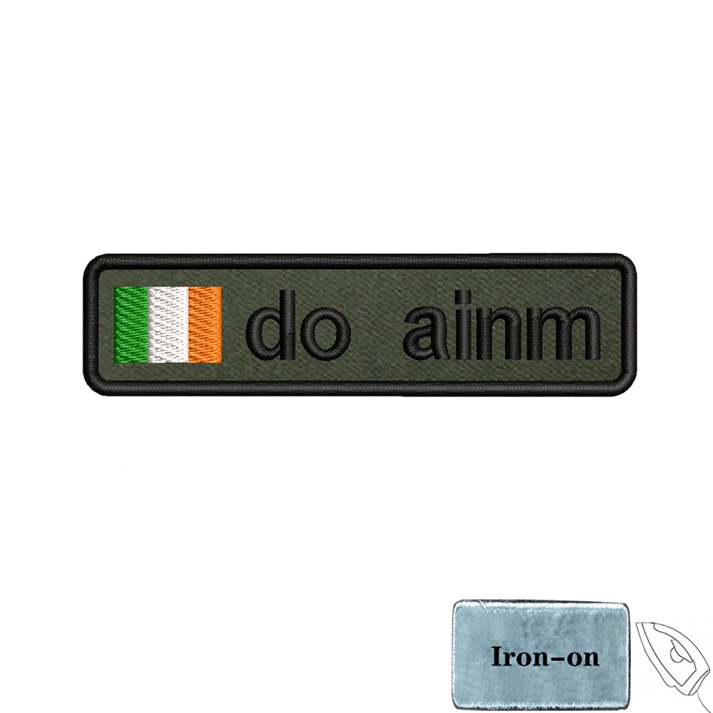 1PC 10cmX2.5cm Custom Name flag Patch Stripes Badge tags Iron On Or Hook Loop Army green Estonia Austria Bulgaria Luxembourg |