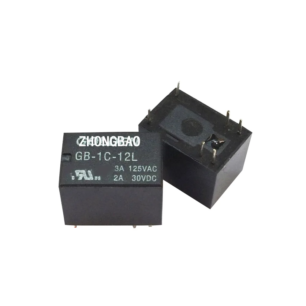 

GB-1C-12L GB-1C-12L-12V 6PINS 3a 12VDC Signal Relay original New
