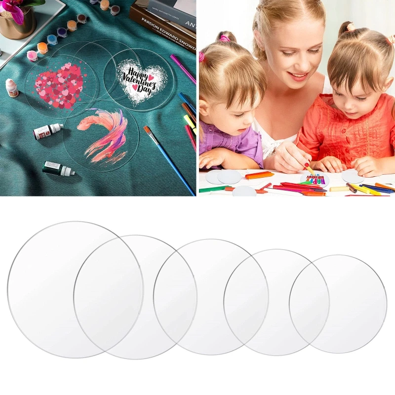 

Пустые круглые пластиковые пустоты для поделок «сделай сам», 30 штук