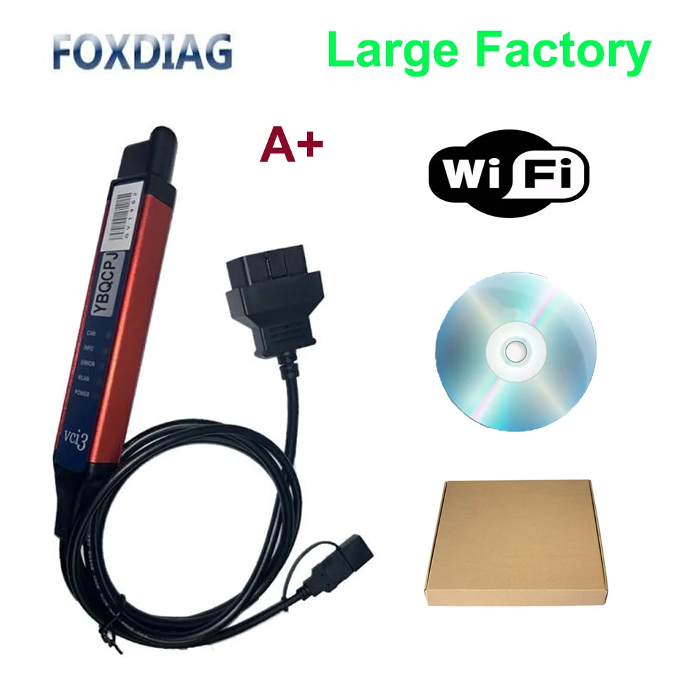 2023 YBQCPJ OBD2 Sanner инструмент для грузовиков обновление Wi-Fi для Scania VCI3 SDP3 Беспроводная сверхмощная Диагностика VCI-3 OBDII диагностические инструменты