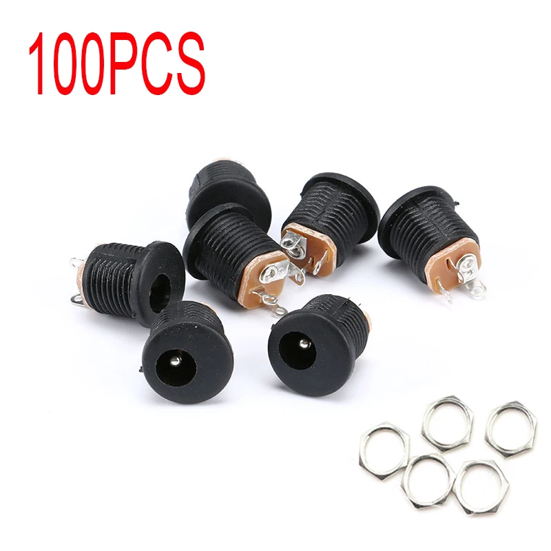 

100 шт./партия, разъём питания постоянного тока DC022 5,5x2,1 мм