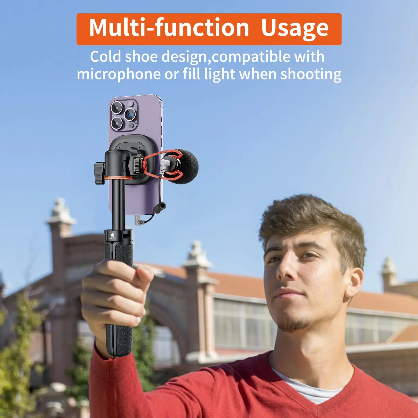 Магнитный штатив UURig VRIG TP-06 для телефона