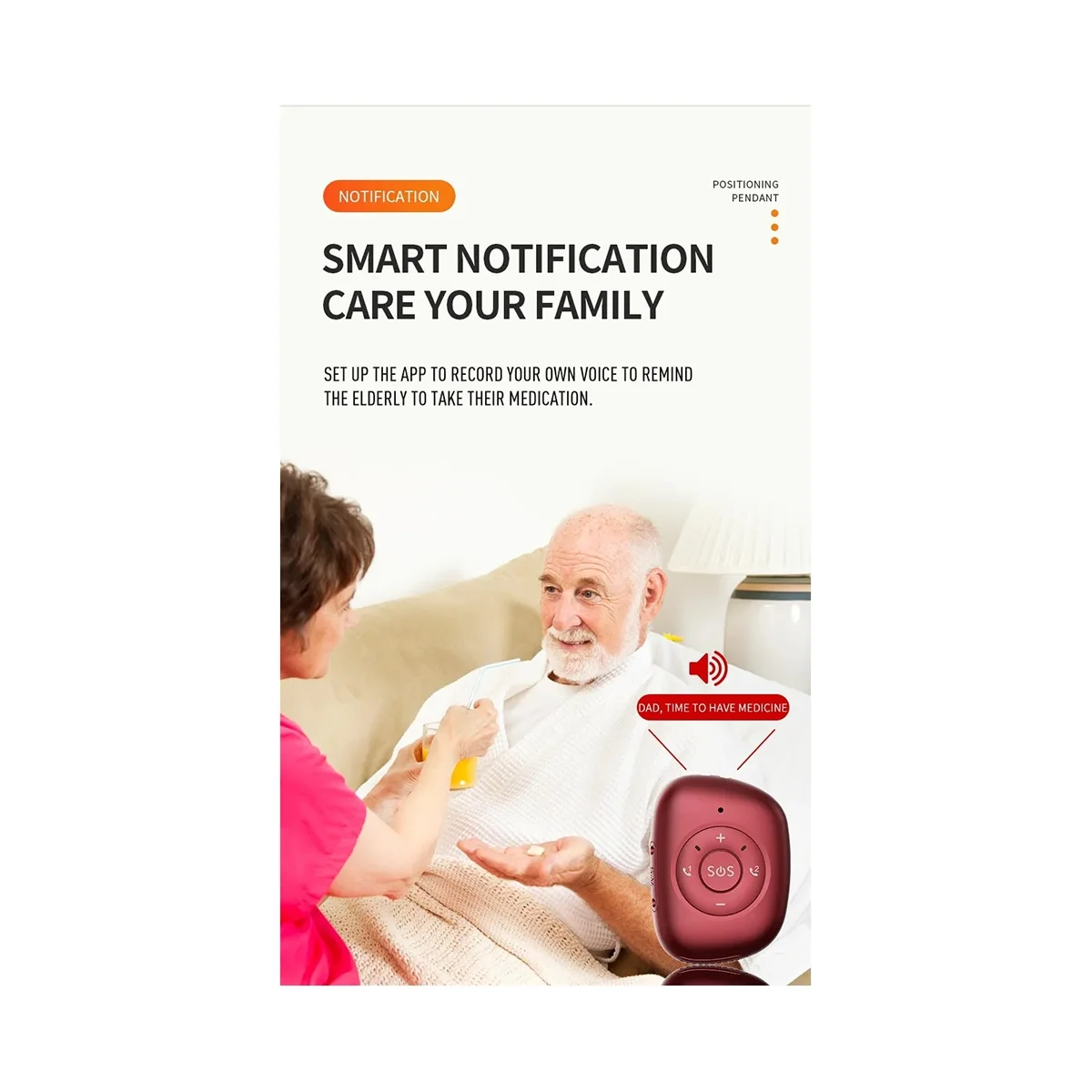 4G беспроводной портативный персональный мини-GPS-трекер с подвеской