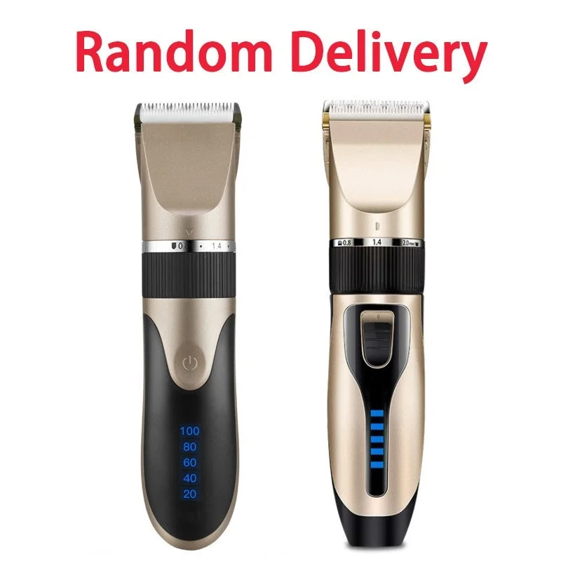 

Professional Hair Clipper Men's Barber Beard Trimmer Rechargeable Hair Cutting Machine Ceramic Blade Low Noise Adult Kid Haircut