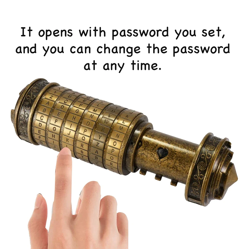 Ретро мини-криптексный замок подарочная коробка на день рождения Святого