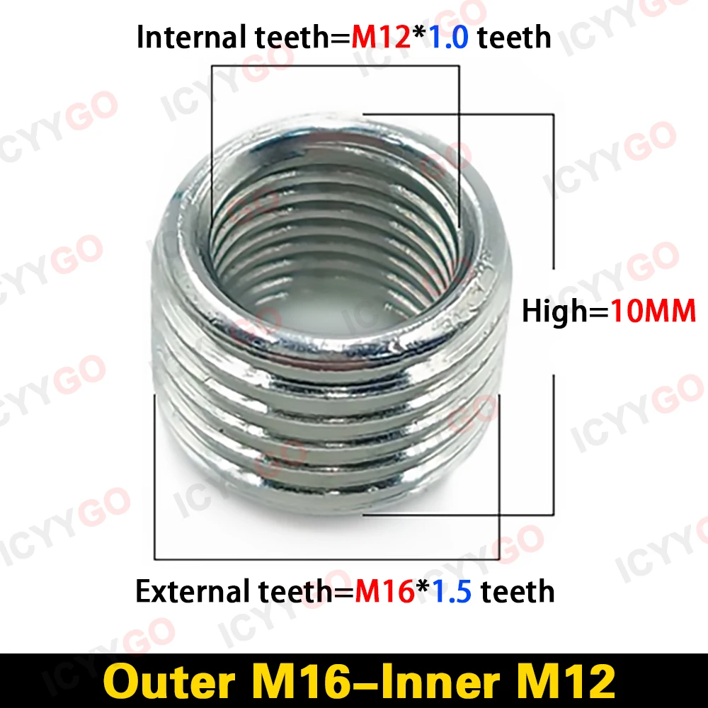 

Набор переходных гаек ICYYGO из нержавеющей стали M4-M16