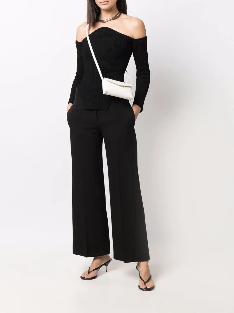 Women's High Waist Suit Pants 2023 New Female Fashion All-Match Zipper Fly Black Straight Pants Summer