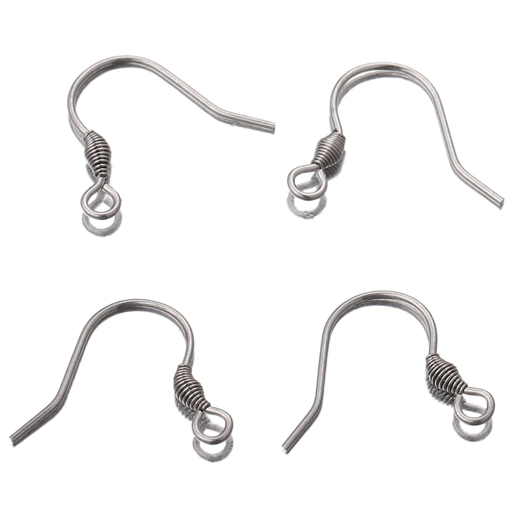 

100pcs Lot Gold Stainless Steel Earrings Findings Earring Clasps Hooks DIY Jewelry Making Supplies Accessories Wholesale Items