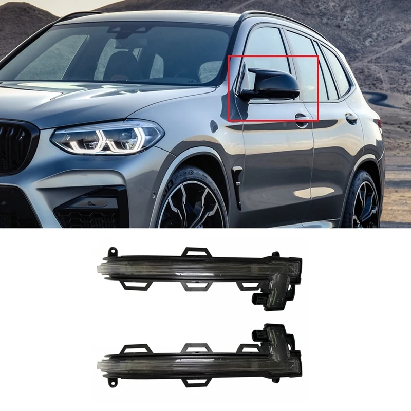 

Car Side Rearview Mirror Turn Signal Light 63137441439 63137441440 For BMW X3 G01 X4 G02 X5 G05 X6 G06 X7 G07
