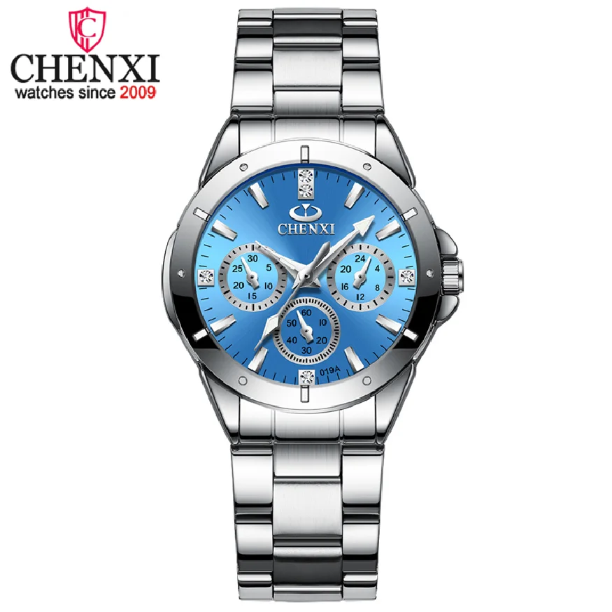 CHENXI Women's Fashion Steel Watches Womens Simple style Females Quartz-watch Ladies Luxurious Brands Wristwatch Relojes Mujer