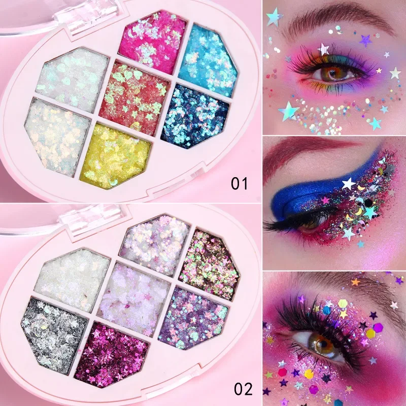 

NEW2023 Glitter Shimmer Face Jewels Pigment Body Face Eye Glitter Sequin Gel Cream Eye Shiny Skinface Sequin Body Glitter