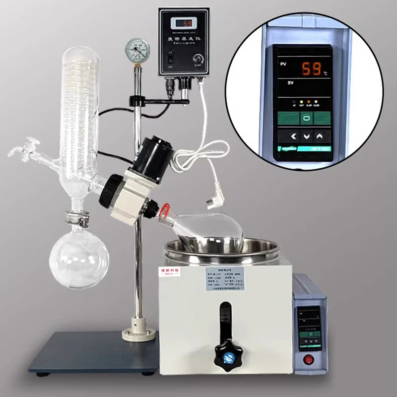 Роторный испаритель RE-301/501 RE-201 вакуумная дистилляция очистка кристаллизации 2L3L