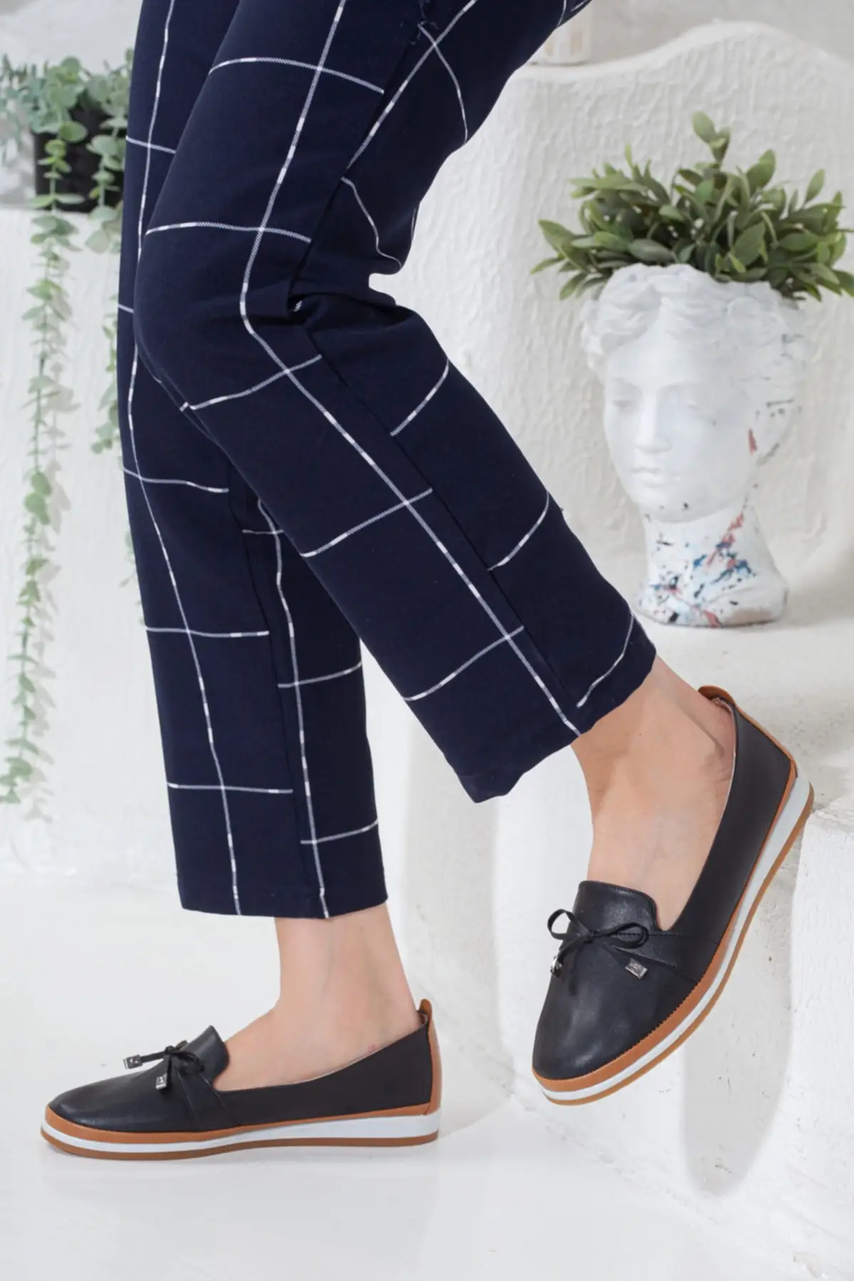 

Women Flats Shoes loafer Black Fashion Flats For Ladies Casual Shoes Elegant Flat Footwear Summer Ladies Shoes