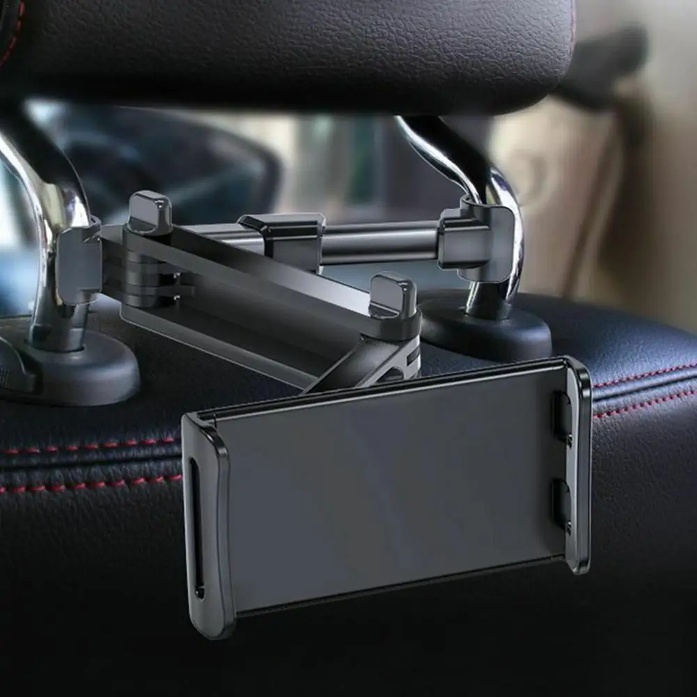 

Автомобильный держатель для телефона и планшета на заднюю подушку, телескопическая автомобильная подставка, кронштейн для крепления на по...