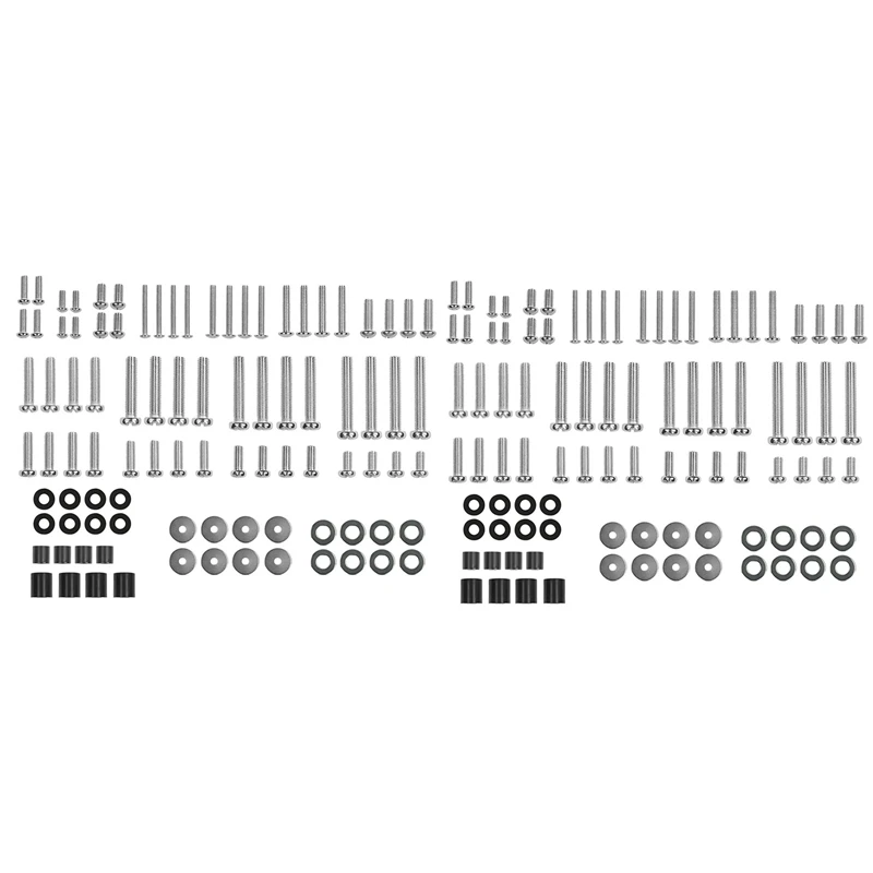 

HOT-2X TV Mounting Hardware Kit, Universal VESA Wall Mount Screw, Washer, Spacer Pack (M4 M5 M6 M8) For Monitor Mounting