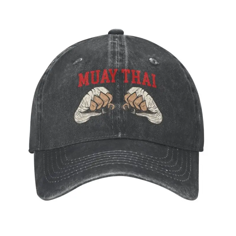 

Muay Thai Workout Baseball Cap Adult Thailand Kickboxing Boxing Adjustable Dad Hat for Men Women Outdoor