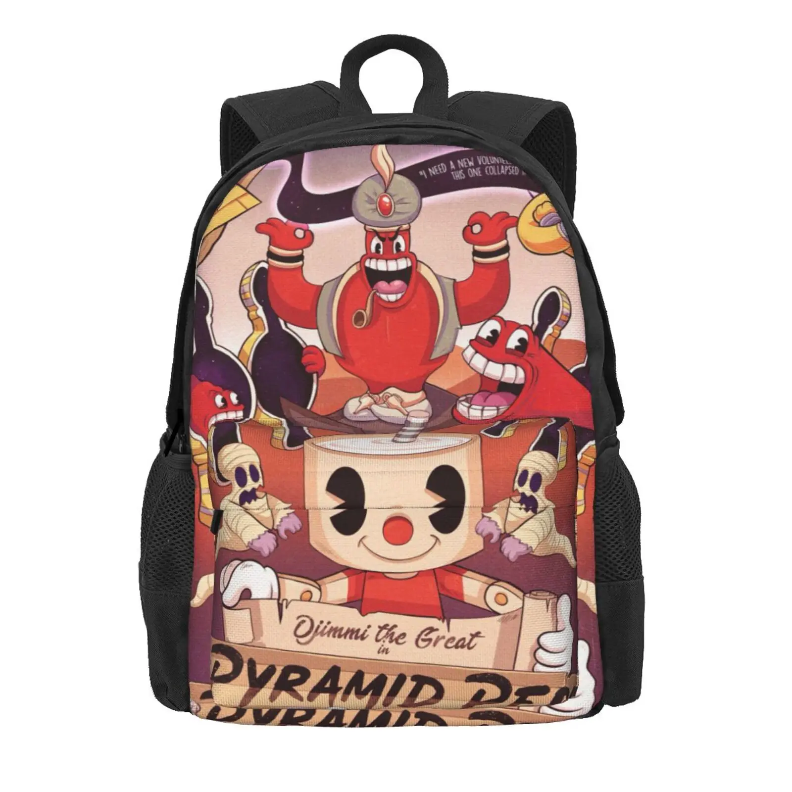 

Cuphead 1 school bags School Bag Bags School Bags Backpack Pencil Cases Plaid Backpack