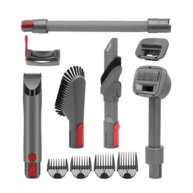 

Vacuum Attachment Tool Dog Cat Pet Bed Brush Groom Pet Shaver Clippers For Dyson V15 V11 V10 V8 V7 Vacuum Cleaner