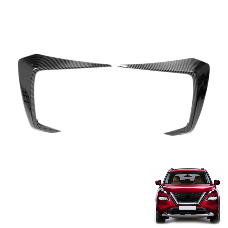 

Передний бампер из углеродного волокна, сплиттер, спойлер, крышки, отделка, противотуманные фары, внешний свет для Nissan X-Trail 2021 +