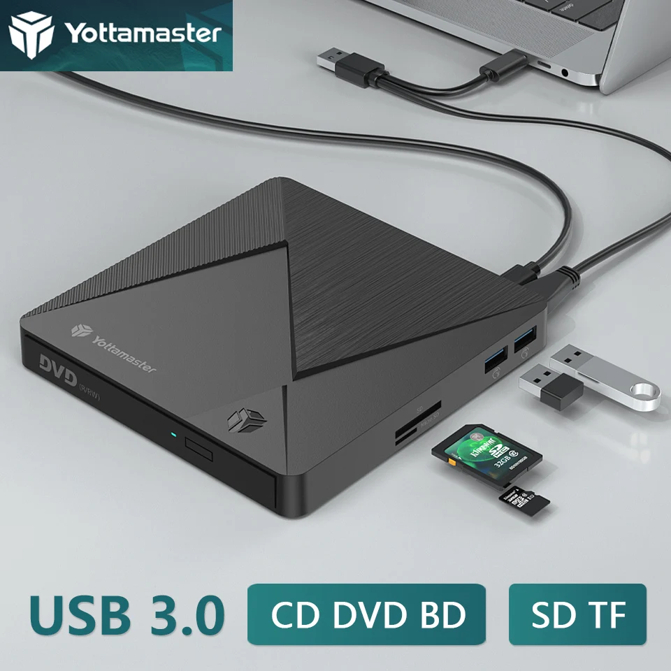 Recorder External Optical Drive Case Disco Box