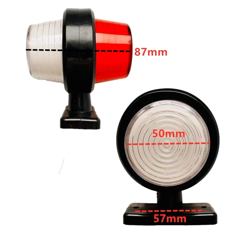 2 шт. задние габаритные огни для грузовиков 12-36 в