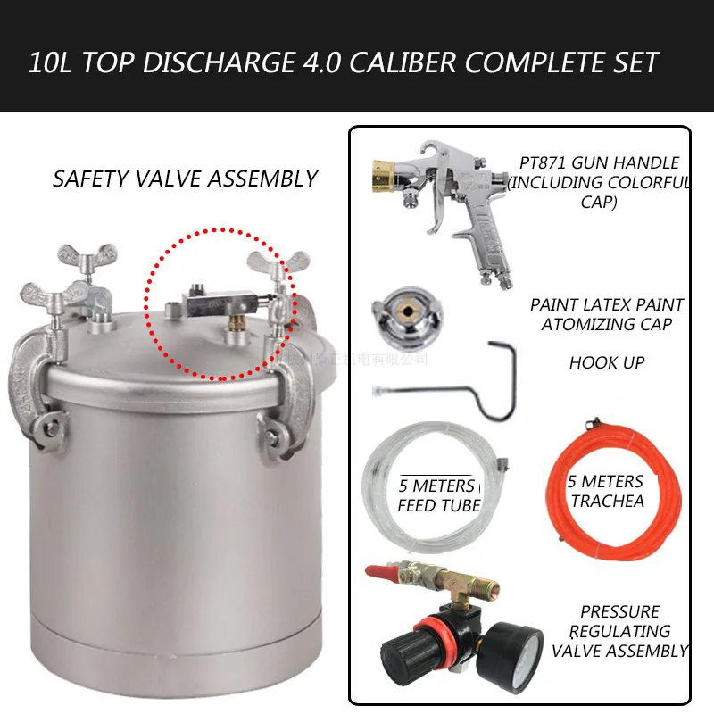 

10 л Upstairs 2,0/2,5/3,0/3,3/4,0 Call Paint Распространение давления Бочковое покрытие Латексная насадка для распыления краски