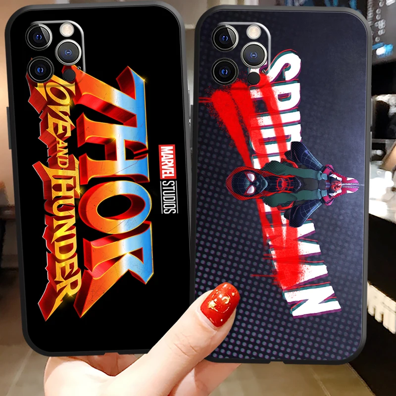 

Marvel Avengers Phone Cases For iPhone 11 12 Pro MAX 6S 7 8 Plus XS MAX 12 13 Mini X XR SE 2020 Coque Back Cover Carcasa