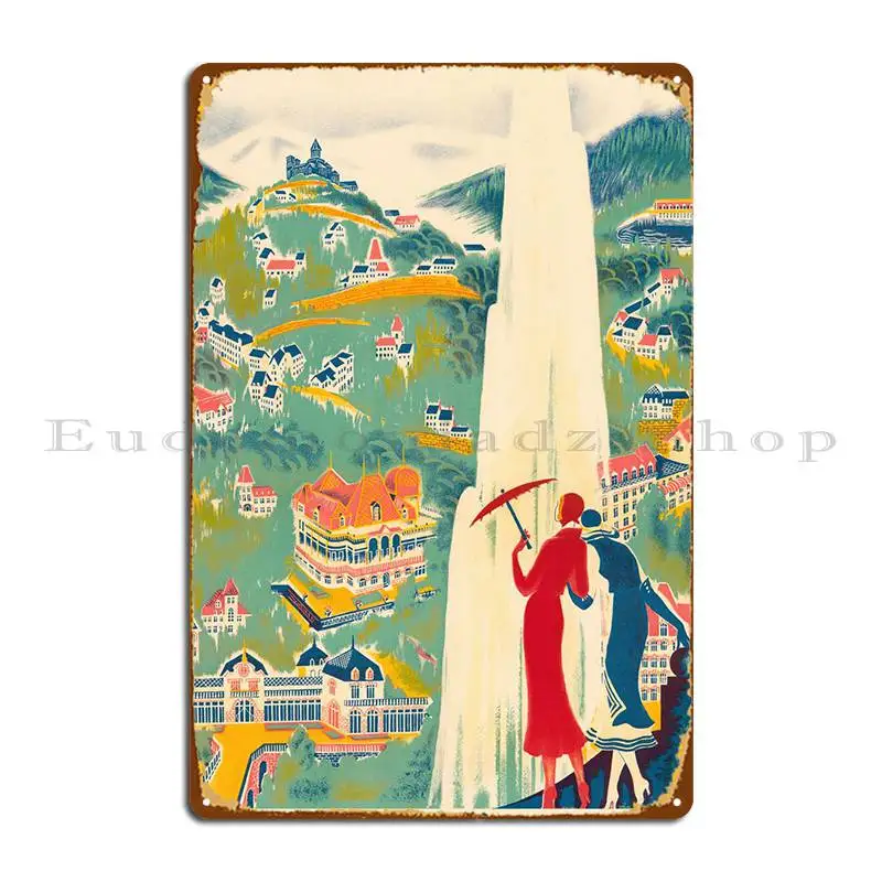 

France Vintage Poster Metal Plaque Poster Retro Plaques Iron Printing Cinema Tin Sign Poster