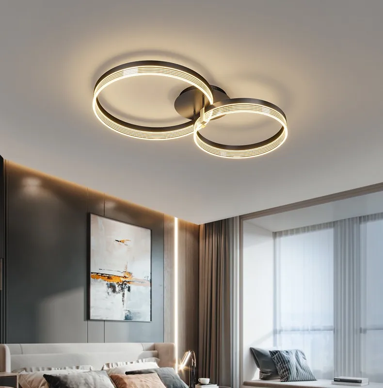 

The Living Room Lamp Is Modern Simple Light And Luxurious And The Nordic Ceiling Lamp Is A New Type Of Whole-room Lamp