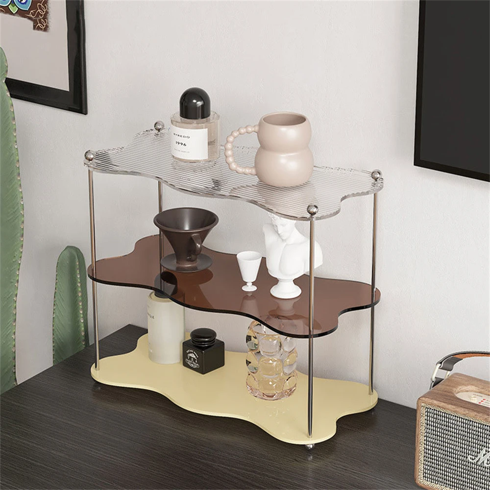 

Storage Holders Closet Organizer Kitchen Storage Organization Acrylic Display Stand Shelf for Bathroom Home Storage Organization